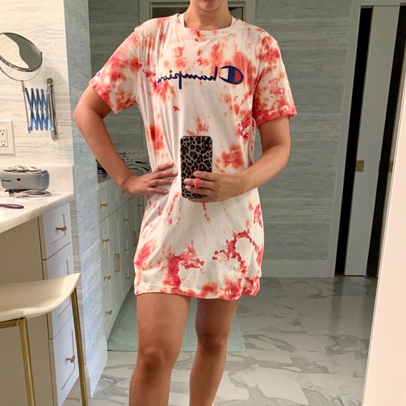 Champion t shirt tie dye dress - Picture 2 of 3